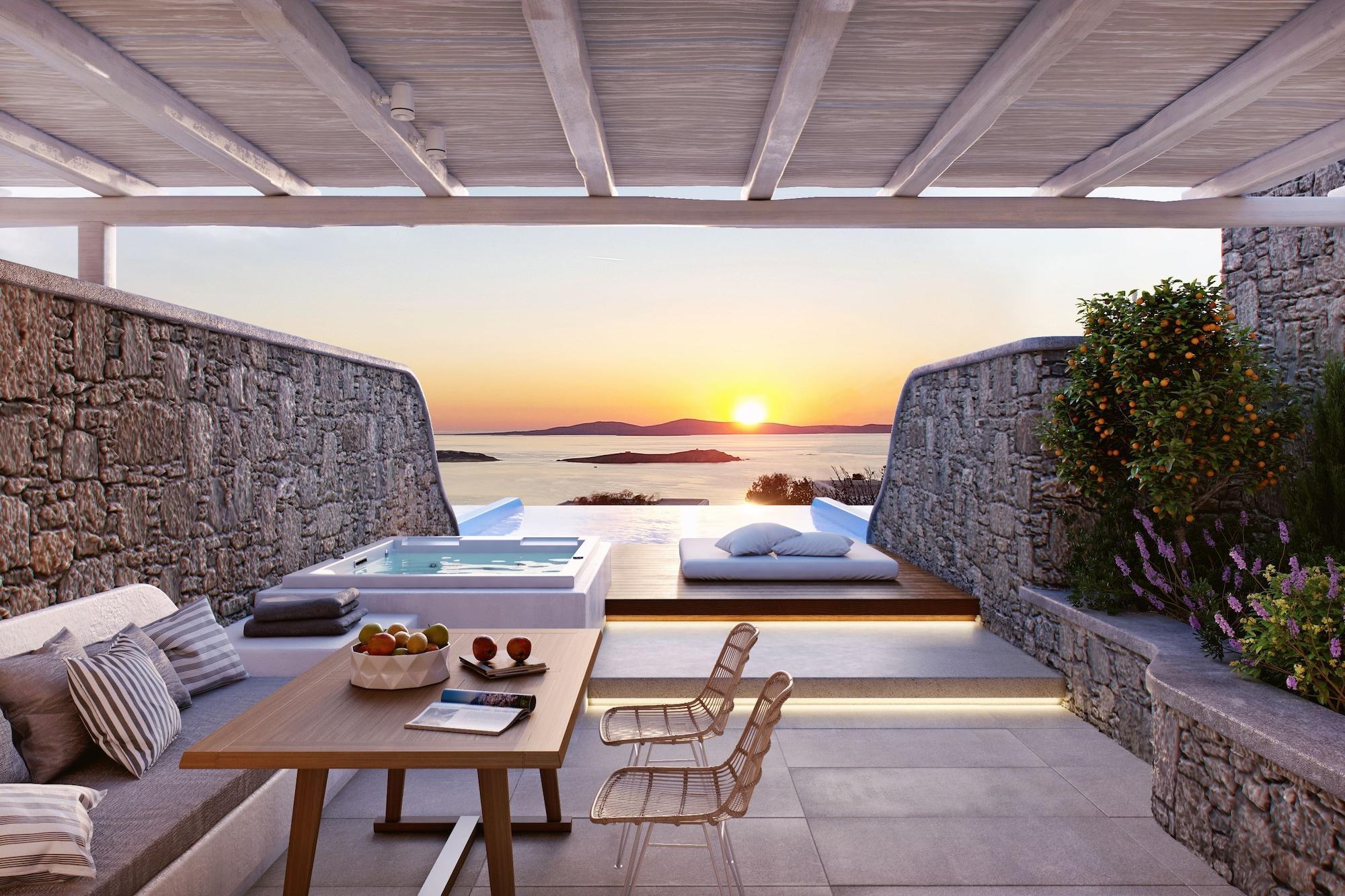 Mykonos Town Adel Private Suites מראה חיצוני תמונה