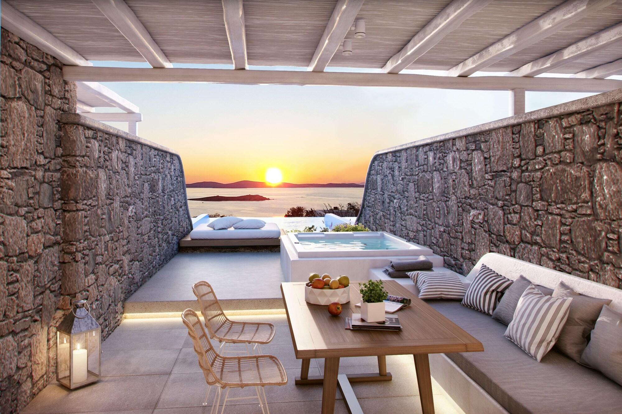 Mykonos Town Adel Private Suites מראה חיצוני תמונה