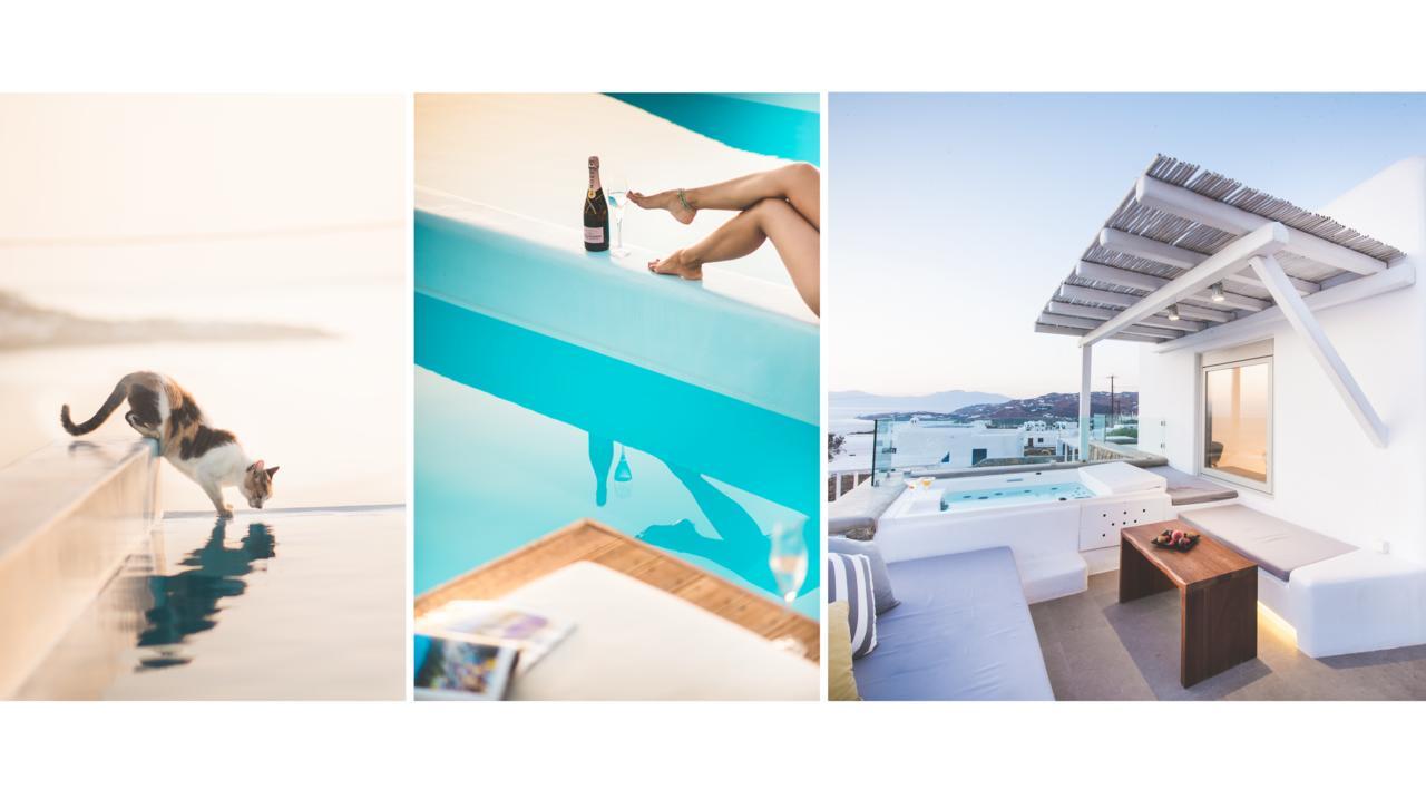 Mykonos Town Adel Private Suites מראה חיצוני תמונה